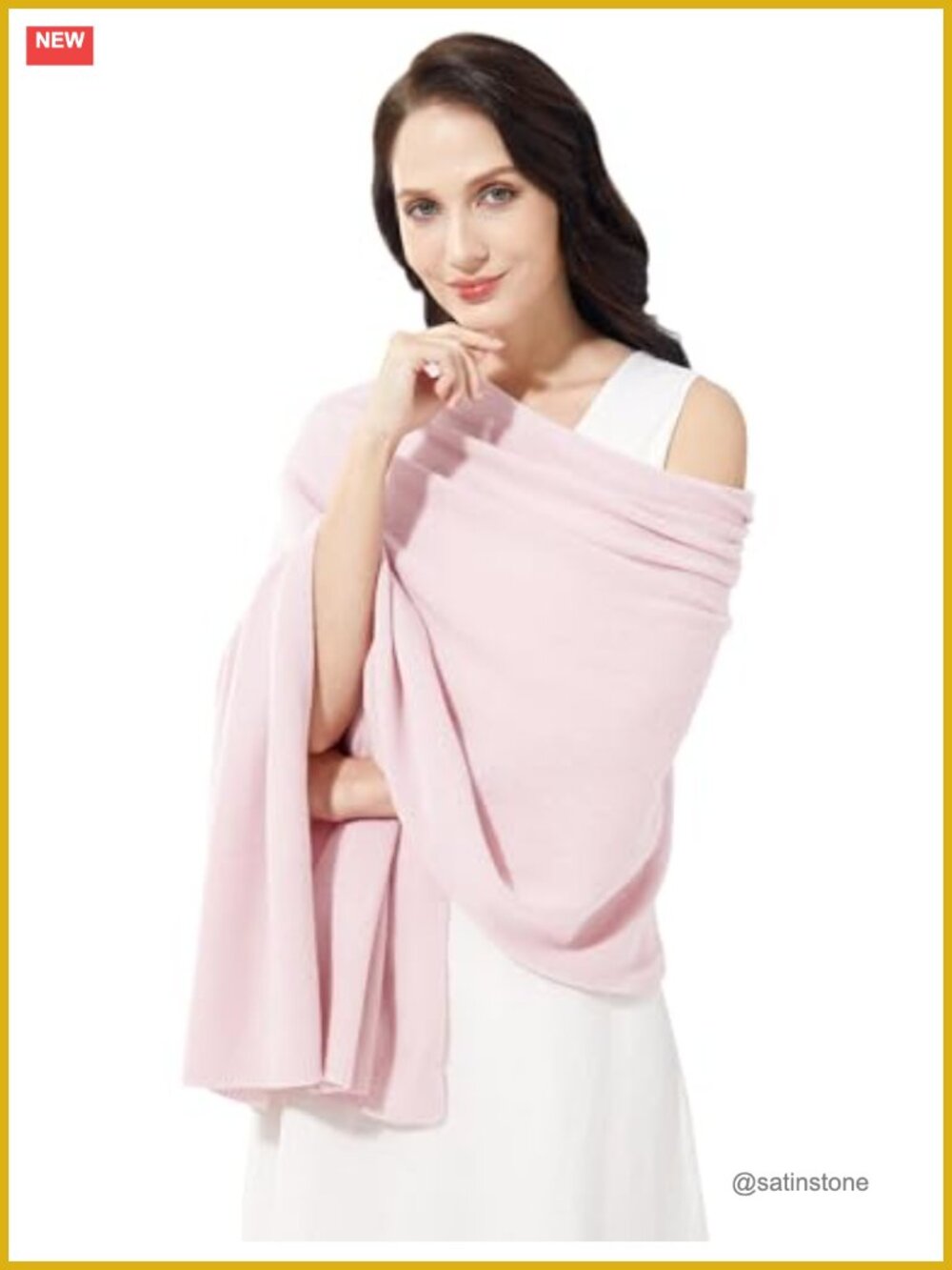 Luxury Cashmere Wool Wrap Shawl Pashmina for Women Extra Large Travel